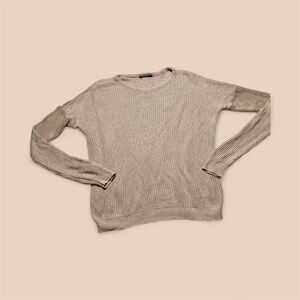 Brandy Melville Blush Pink Ribbed Sweater